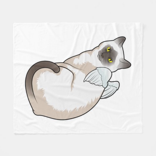 Couverture Polaire Cat Angel (Devant (Horizontal))