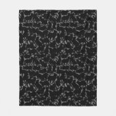 Couverture Polaire Cat Art Blanket Le Conversation Blanches Literie D (Devant)