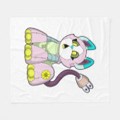 Couverture Polaire Cat as robot (Devant (Horizontal))