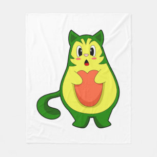 Couverture Polaire Cat Avocado