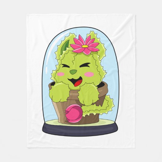 Couverture Polaire Cat Cactus (Devant)