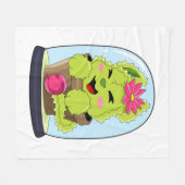 Couverture Polaire Cat Cactus (Devant (Horizontal))