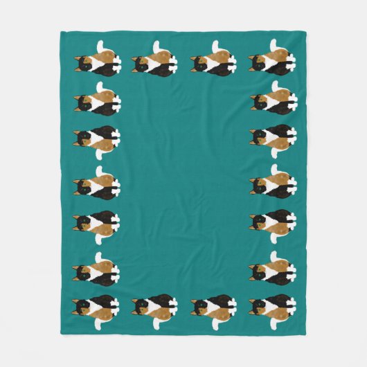 Couverture Polaire Cat de Calico Blanche (Devant)