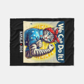 Couverture Polaire Cat Do It Kamala Harris Supporter Chilless Cat La (Devant (Horizontal))