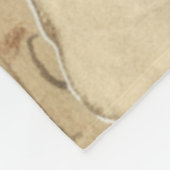 Couverture Polaire Cat Floral Collage Pattern – Cute Artistic Design (Coin)