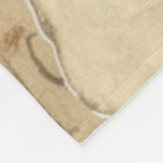 Couverture Polaire Cat Floral Collage Pattern – Cute Artistic Design (Coin)