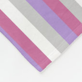 Couverture Polaire Cat Gris Dormant Motif polaire Blanche (Coin)