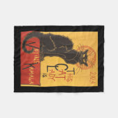 Couverture Polaire Cat Lady Kamala Le Conversation Noir Funny Ballot (Devant (Horizontal))