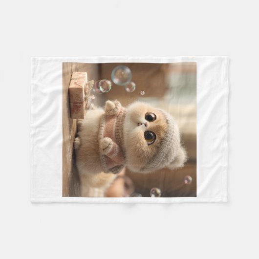 Couverture Polaire cat lover (Devant (Horizontal))