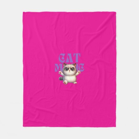 Couverture Polaire Cat Magic Fleece Blanket (Devant)