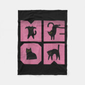 Couverture Polaire Cat - Meow Art  (Devant)