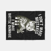 Couverture Polaire Cat Miniature Painter Battle Damage Funny Miniatur (Devant (Horizontal))