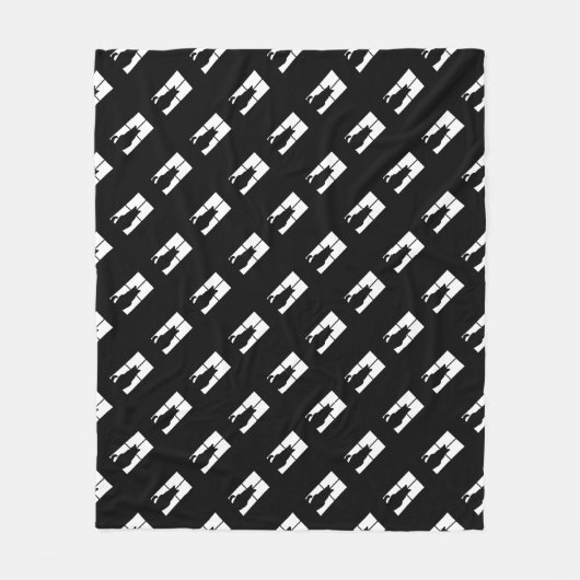 Couverture Polaire Cat noir Cliquez pour Customiser la fenêtre de cou (Devant)