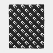 Couverture Polaire Cat noir Cliquez pour Customiser la fenêtre de cou (Devant)