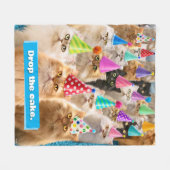 Couverture Polaire Cat Party (Devant (Horizontal))