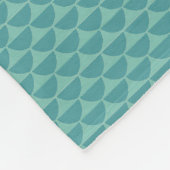 Couverture Polaire Cat playing with Moon and Star Teal (Coin)