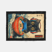 Couverture Polaire Cat Ramen Japanese Funny Graphic Tees Kawaii Cat A (Devant (Horizontal))