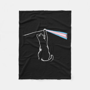 Couverture Polaire Cat Rock Music Trans Pride Lgbt Transgenre Cat Lo
