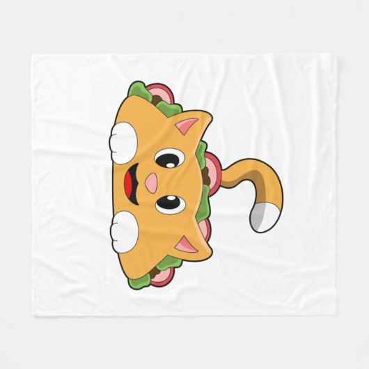 Couverture Polaire Cat Taco (Devant (Horizontal))
