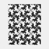 Couverture Polaire Cat Tessellation Blanche (Devant)