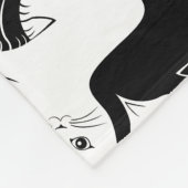 Couverture Polaire Cat Tessellation Blanche (Coin)