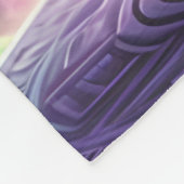 Couverture Polaire Cat vert Rune Blanche (Coin)