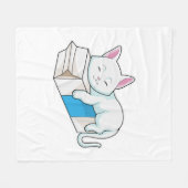 Couverture Polaire Cat with Milk (Devant (Horizontal))