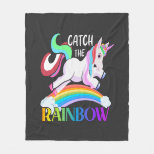 Couverture Polaire Catch the Rainbow - Unicorn Designs-15989