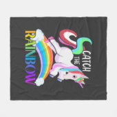 Couverture Polaire Catch the Rainbow - Unicorn Designs-15989 (Devant (Horizontal))