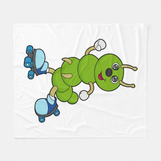 Couverture Polaire Caterpillar à Patinage en ligne avec patins à roul (Devant (Horizontal))