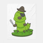 Couverture Polaire Caterpillar as Pirate (Devant)