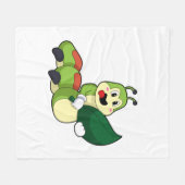 Couverture Polaire Caterpillar avec feuille (Devant (Horizontal))