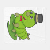 Couverture Polaire Caterpillar en Gentleman avec Cylindre (Devant (Horizontal))