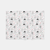 Couverture Polaire Cats Blanche polaire (Devant (Horizontal))