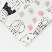 Couverture Polaire Cats Blanche polaire (Coin)