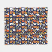 Couverture Polaire Cats Everywhere Cat Person (Devant (Horizontal))