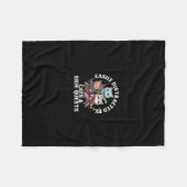 Couverture Polaire Cats Side Quest Distracted Tabletop Funny Men Wome (Devant (Horizontal))