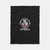 Couverture Polaire Cats Side Quest Distracted Tabletop Funny Men Wome (Devant)
