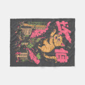 Couverture Polaire Catzilla Funny Giant Cat Monster Kaiju Japanese Ka (Devant (Horizontal))
