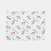 Couverture Polaire Cavalier de Noël (Devant (Horizontal))