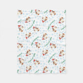 Couverture Polaire Cavalier de Noël (Devant)