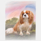 Couverture Polaire Cavalier King Charles (Devant)