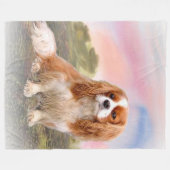 Couverture Polaire Cavalier King Charles (Devant (Horizontal))
