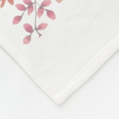 Couverture Polaire Cavalier King Charles Spaniel Chien Maman Florale (Coin)