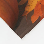 Couverture Polaire Cavalier King Charles Spaniel Chiot Citrouille d'a (Coin)