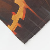 Couverture Polaire Cavalier King Charles Spaniel Halloween effrayant (Coin)