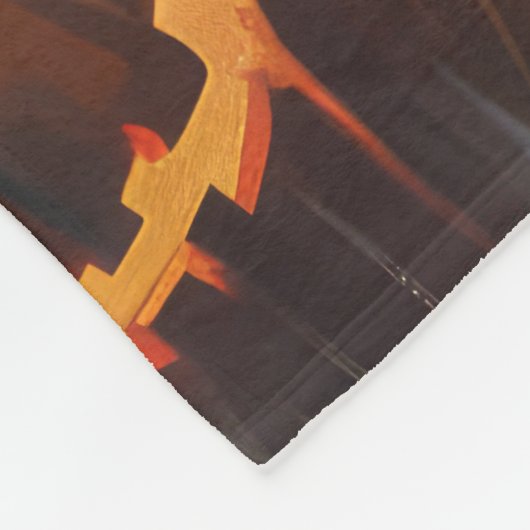 Couverture Polaire Cavalier King Charles Spaniel Halloween effrayant (Coin)