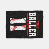 Couverture Polaire Ce Baller Est Maintenant 11 Anniversaire Anniversa (Devant (Horizontal))