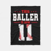 Couverture Polaire Ce Baller Est Maintenant 11 Anniversaire Anniversa (Devant)