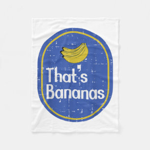 Couverture Polaire Ce Bananes Sticker Costume de fruits Halloween Hom